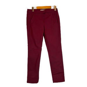 Isabel Marant Étoile Pants With Slash Pockets Women's Size US 8 Euro 38 Burgundy